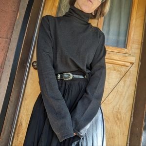 Merino Wool Turtleneck Sweater